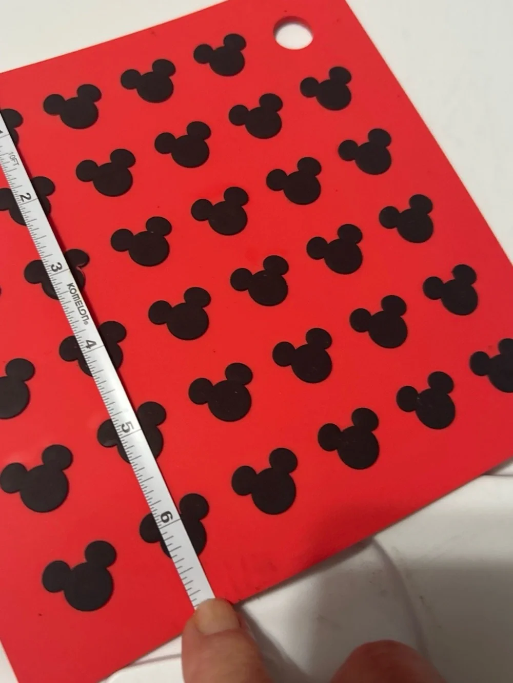 Disney Parks Mickey Minnie Red Silicone Trivets Pot Holder